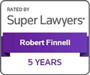 Rated by Super Lawyers Robert Finnell 5 years